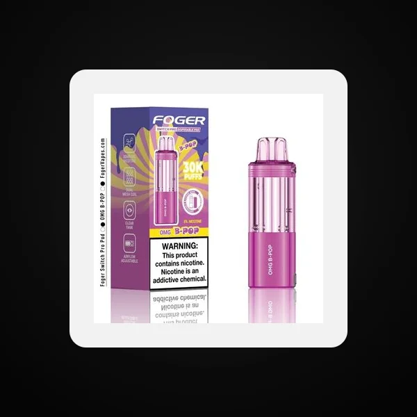Foger Switch Pro 5% 30000 Puffs 19ml Pods 5ct OMG B-POP