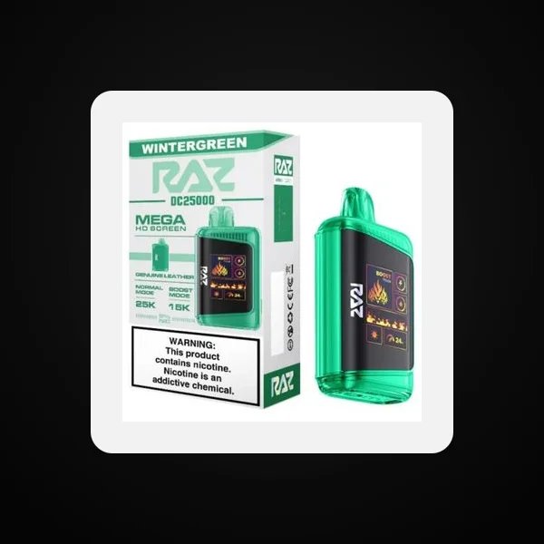 Raz LTX25000 Wintergreen 5% 25000 Puffs 16ml 5pk