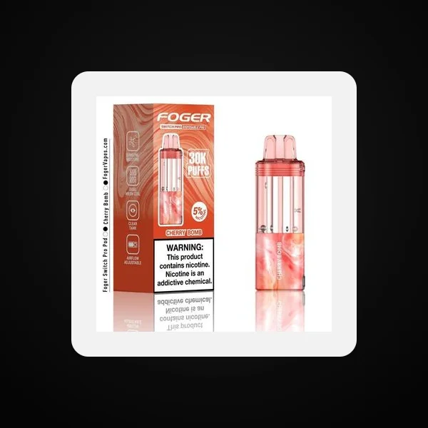 Foger Switch Pro 5% 30000 Puffs 19ml Pods 5ct Cherry Bomb