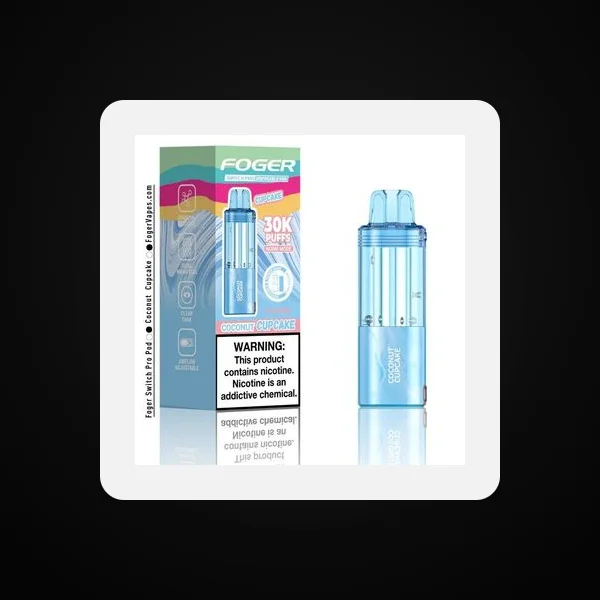 Foger Switch Pro 5% 30000 Puffs 19ml Pods 5ct Coconut Cupcake