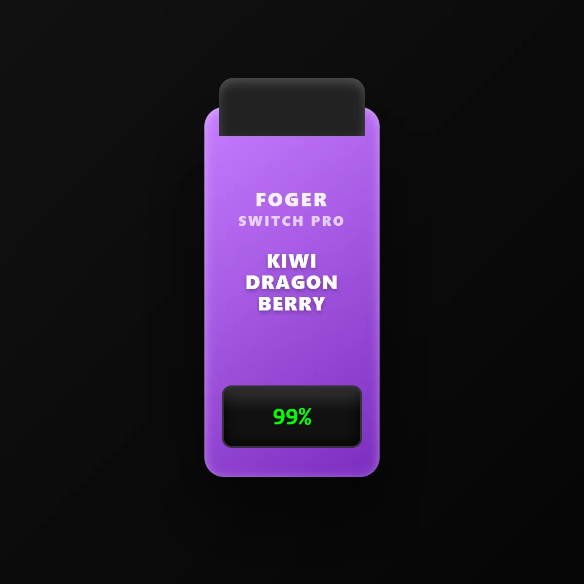 Foger Switch Pro 5% 30000 Puffs 19ml Pods 5ct Kiwi Dragon Berry