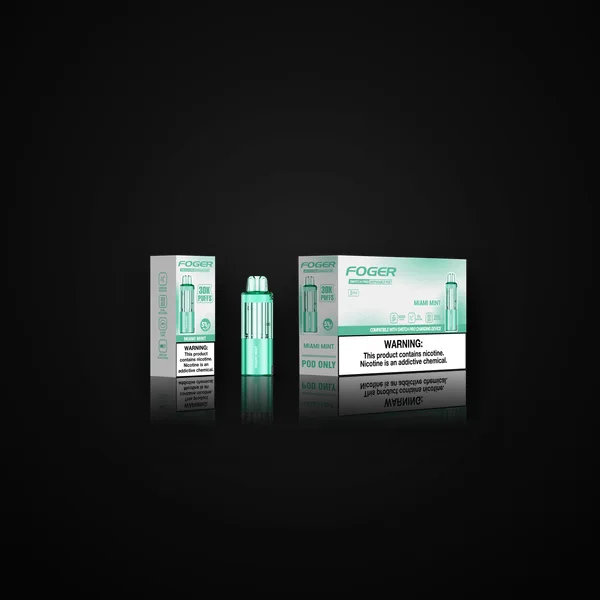 Foger Switch Pro 5% 30000 Puffs 19ml Pods 5ct Miami mint