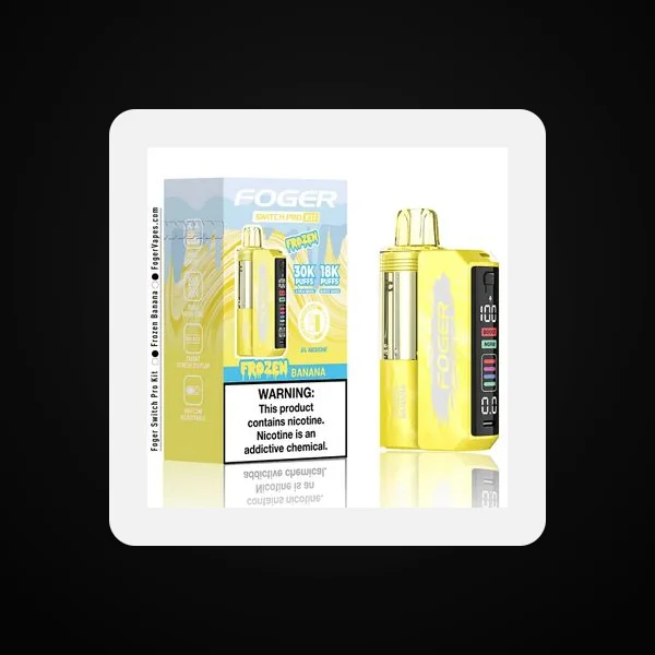 Foger Switch Pro Kit 5% 30000 Puffs 19ml 5ct Frozen Banana