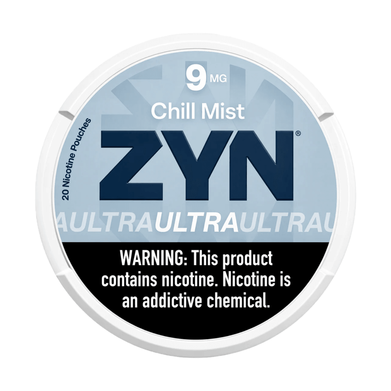 Zyn Ultra 9mg Chill Mist 5 Pack
